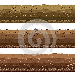 Soil layers set