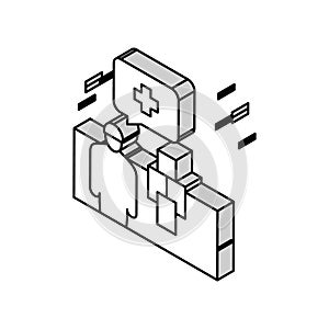 soil remediation isometric icon vector illustration