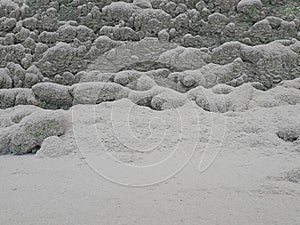 Soil and sand skin  taxture and taxture detail of surface is identity background