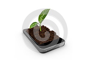 Soil in Smart Phone