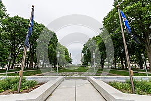 Soilders and Sailors memorial next to the Capitol building area photo