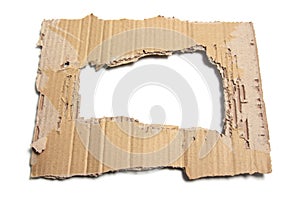 Soiled Cardboard with Hole