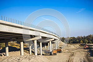 Soimus bridge underconstruction  , Romania