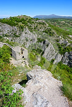 Soko Grad medieval fortress near the city of Sokobanja in Eastern Serbia