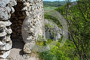 Soko Grad medieval fortress near the city of Sokobanja in Eastern Serbia