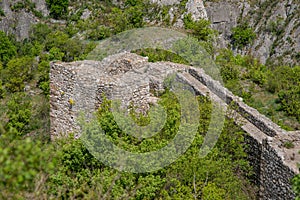 Soko Grad medieval fortress near the city of Sokobanja in Eastern Serbia