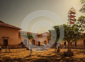 Sokode, Centrale, Togo. Generative AI. photo