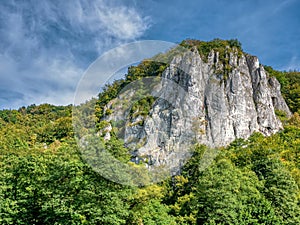 Sokolica Rock, Bedkowska Valley. Poland.