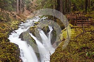 Sol Duc falls, Olympic national park photo