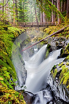 Sol Duc Falls, Olympic National Park, Washington State, USA