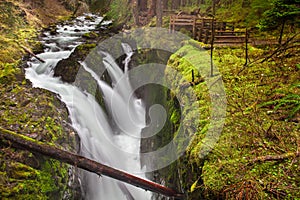 Sol Duc Falls, Olympic National Park, Washington State, USA photo