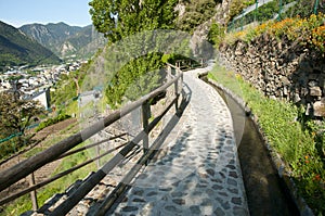 Sola Irrigation Canal - Andorra photo