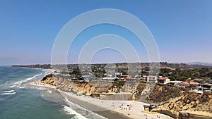 Solana Beach, California, Pacific Coast, Aerial View, Amazing Landscape