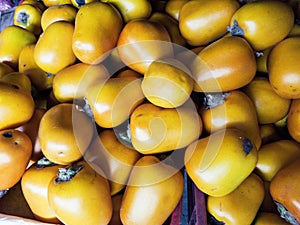 Solanum sessiliflorum or Cocona is a fruit that grows in tropical areas