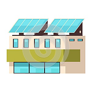 Solar Battery House Composition