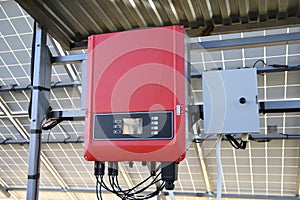 Solar battery management system. Controller of power, charge of the solar panels. Solar tracker