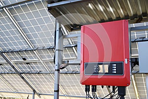 Solar battery management system. Controller of power, charge of the solar panels. Solar tracker