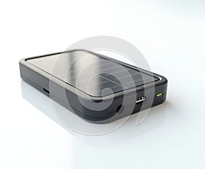 Solar Battery Pack Isolated on White