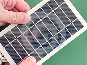 Solar battery to charge smartphone and power bank