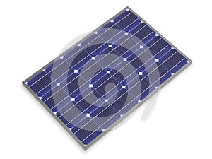 Solar cell 3d rendering