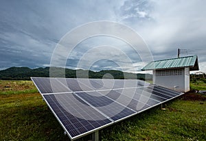 Solar cell for agricultural plots photo