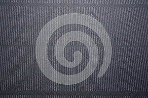 Solar cell battery panel closeup