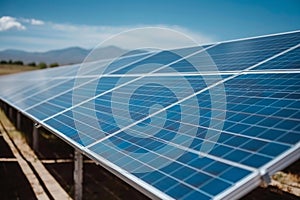 Solar cell farm power plant eco technology, a photovoltaic power plant