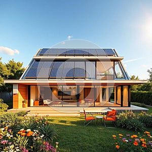 Solar cell house