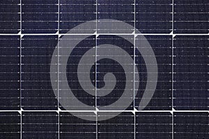 Solar Cell Panel Monocrystalline Background and Texture