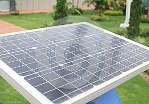 Solar cell, or photovoltaic cell, is an electrical device that converts the energy of light directly into electricity by the