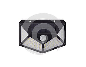 Solar cell powered lamp for outdoor light isolated