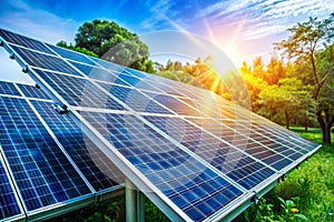 Solar cell or Solar Panel Modern technology for energy revolution, Alternative power source to saving environment, Photovoltaic