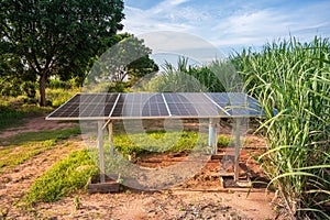 Solar cell water pump farm Station