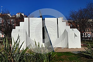 Solar clock in Madrid, Spain