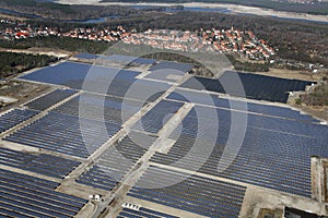 Solar collector field photo