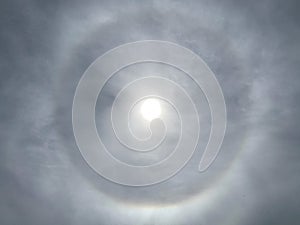 Solar Corona plural coronae - optical phenomenon. Russia,Far East, summer