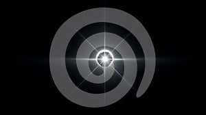 A solar eclipse captured with the sun partially obscured by the moon