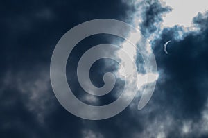 Solar Eclipse 2017 event in South Carolina sky