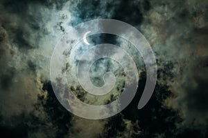 Solar Eclipse 2017 event in South Carolina sky