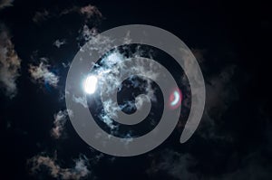 Solar Eclipse 2017 event in South Carolina sky