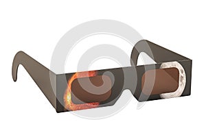 Solar Eclipse Glasses, 3D rendering