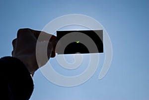 Solar eclipse in Poland