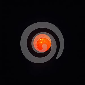 solar eclipse in space, ai-generatet