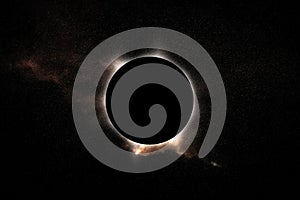 Solar eclipse during totality