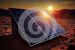 Solar electro panels created with Generative Ai