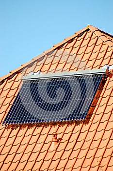 Solar energie on a roof