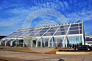 Solar energy building