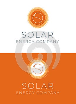 Solar Energy Company Logo Template