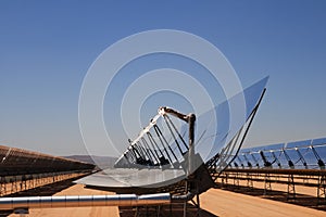 Solar energy desert plant