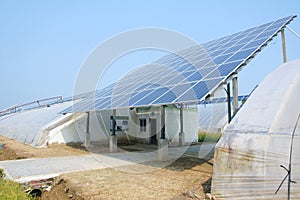 Solar energy hothouse photo